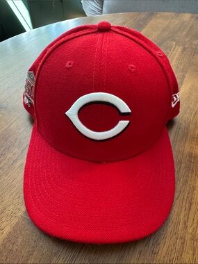 New Era Red Cincinnati 'C' Logo Baseball Cap